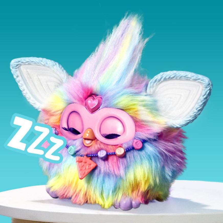 Juguete Furby Arcoiris Tie-Dye en Español - Imagen 3