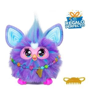 Muñeco Furby Morado interactivo en Español