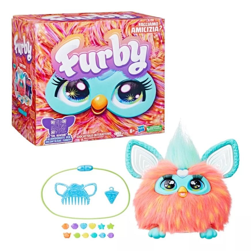 Peluche Furby Coral interactivo en Español - Imagen 2