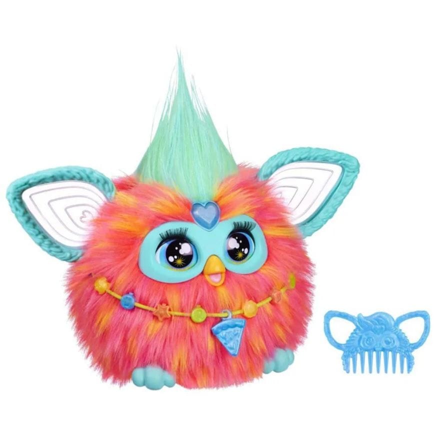 Peluche Furby Coral interactivo en Español