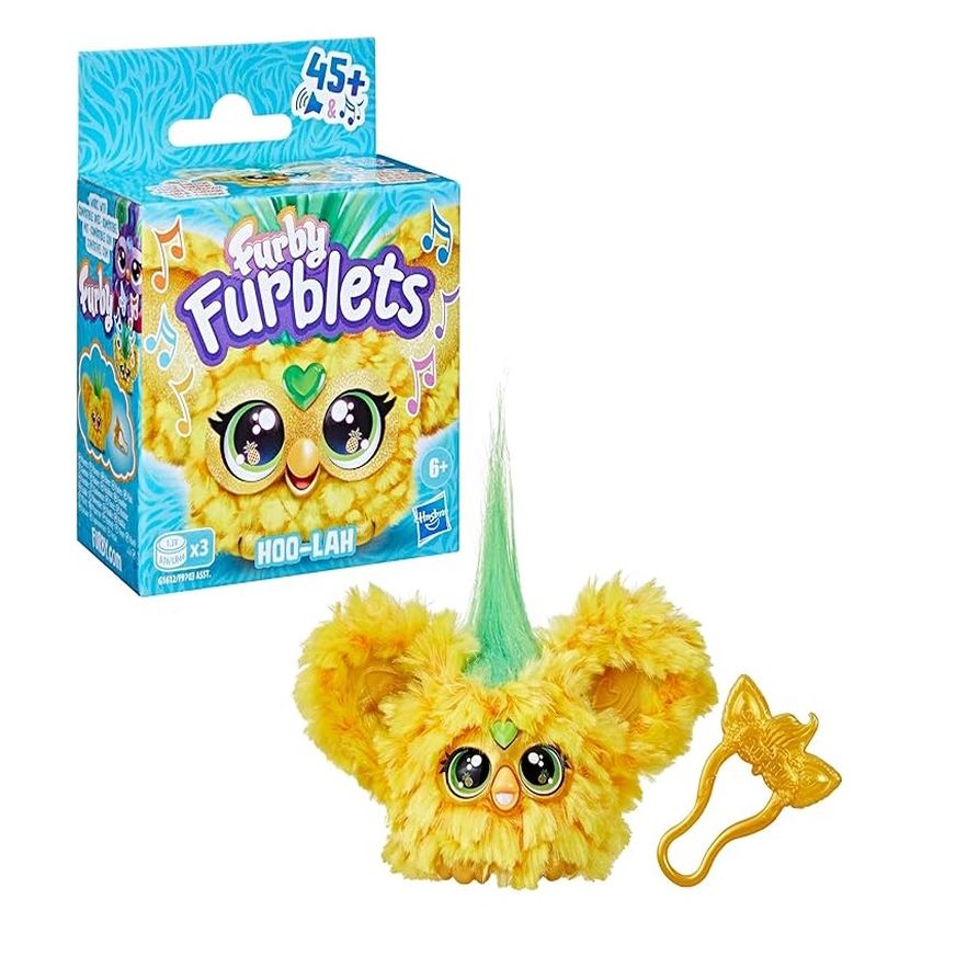 Mini Furby Furblets Hoo-Lah Amarillo - Imagen 2