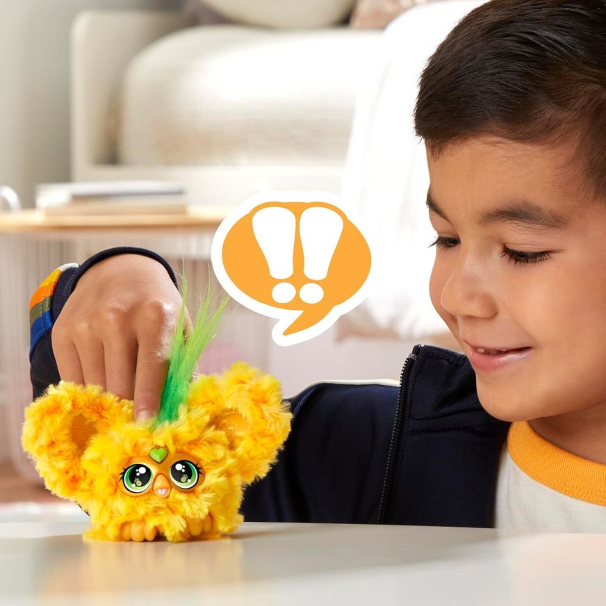 Mini Furby Furblets Hoo-Lah Amarillo - Imagen 5